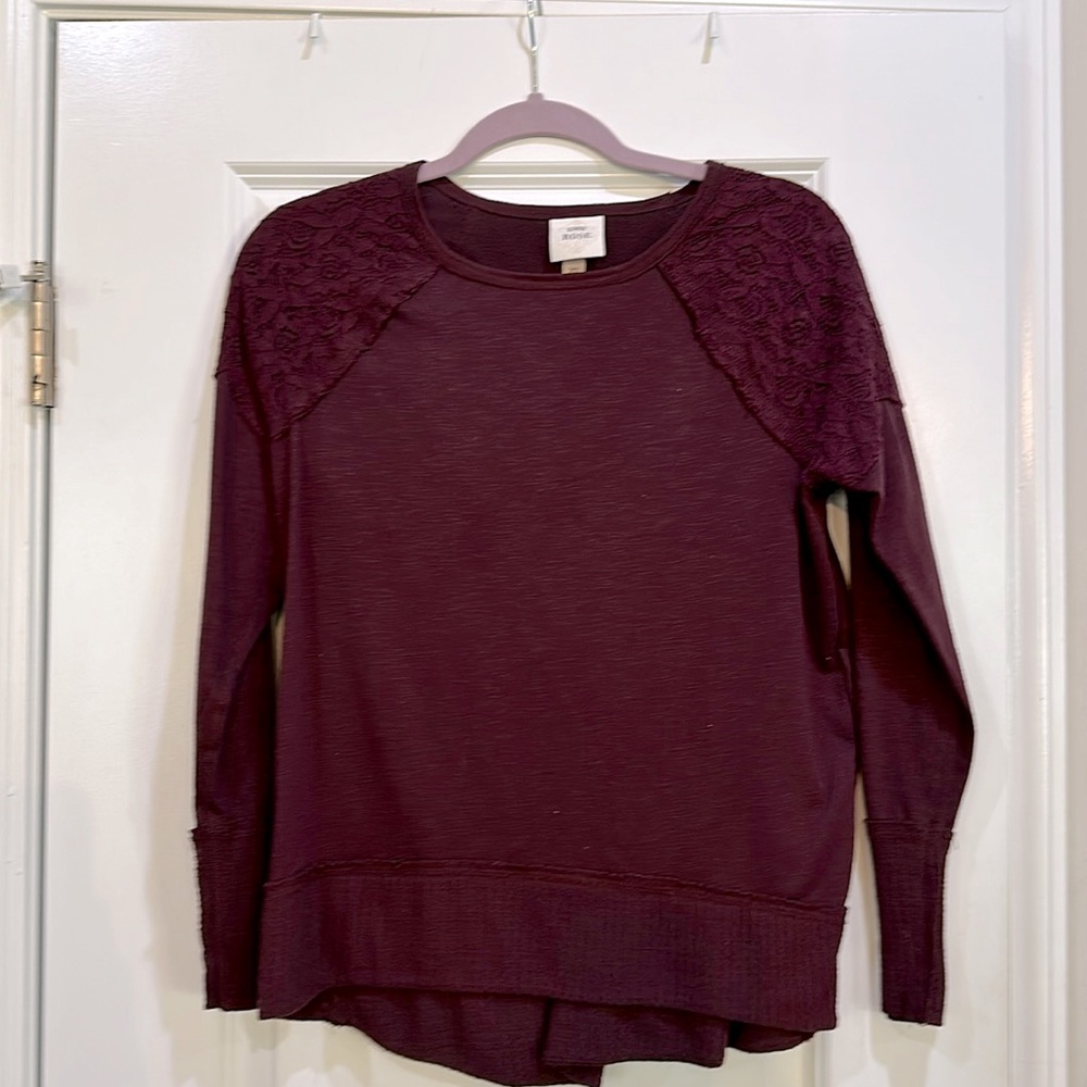 Boho long sleeve (Maroon)